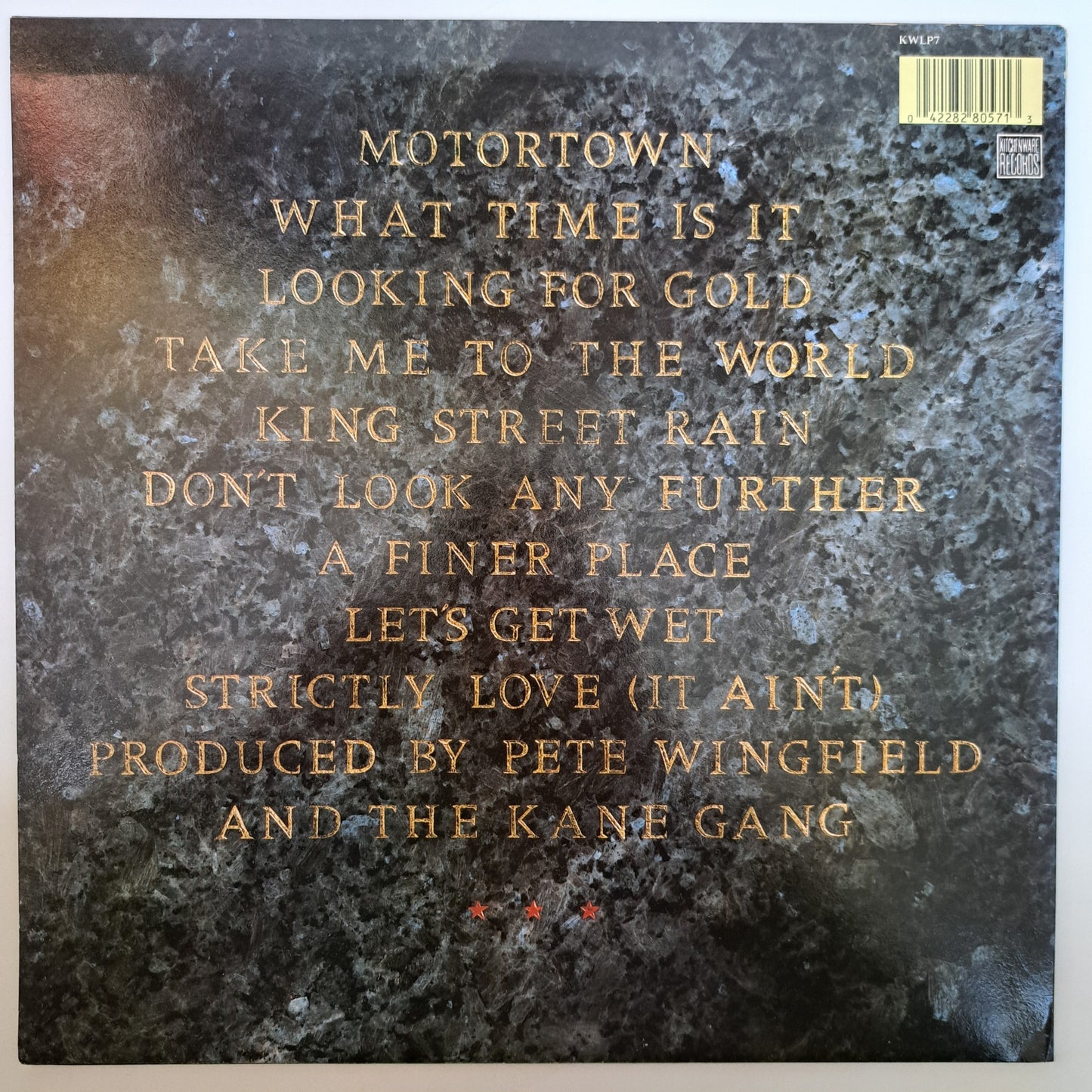 Kane Gang - Miracle (Vinyl LP UK 1987) EX/NM