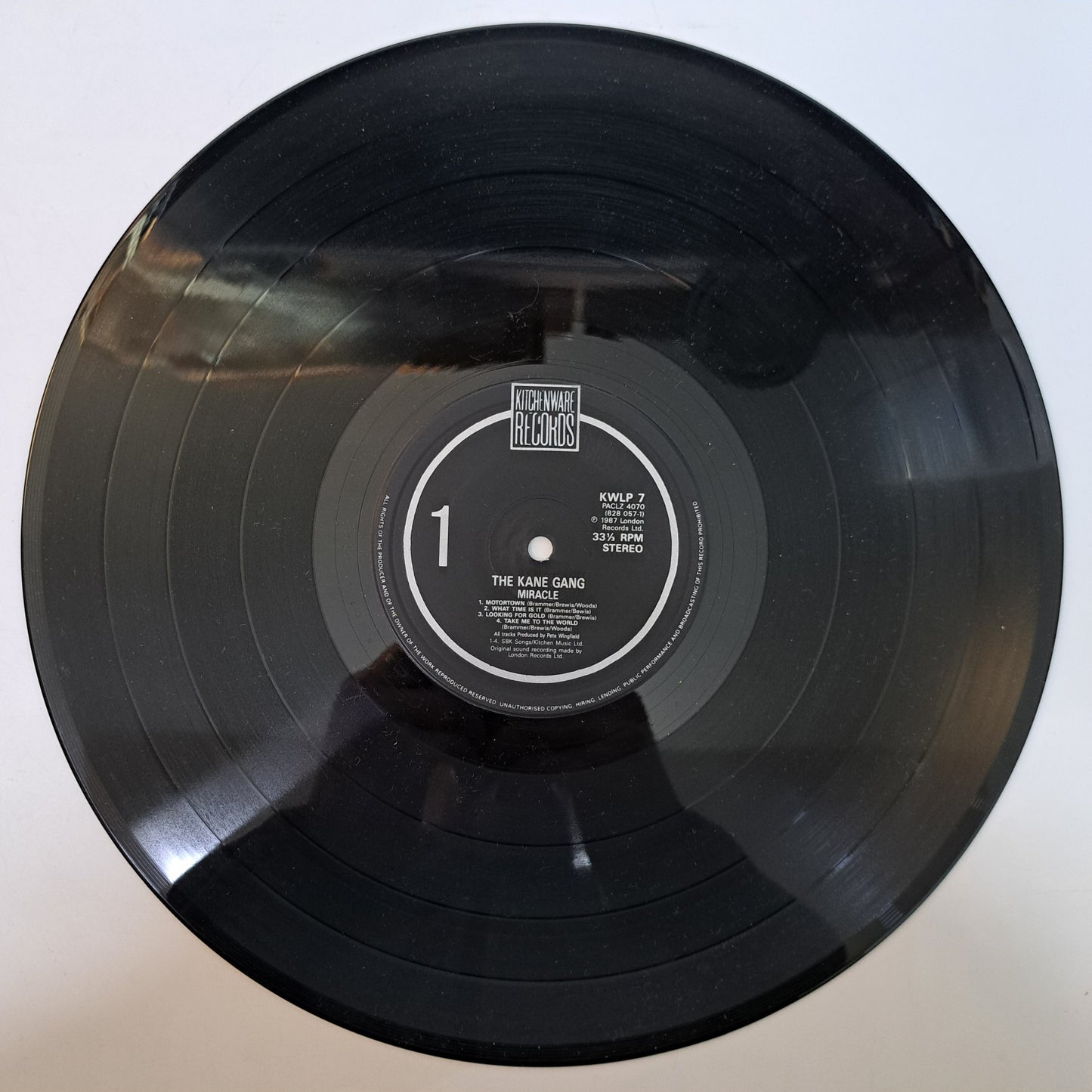 Kane Gang - Miracle (Vinyl LP UK 1987) EX/NM