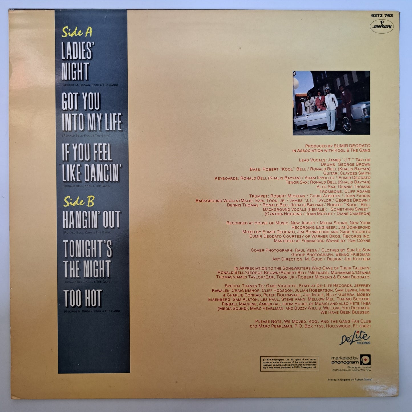 Kool & the Gang - Ladies Night (Vinyl LP 1979) VG+/NM