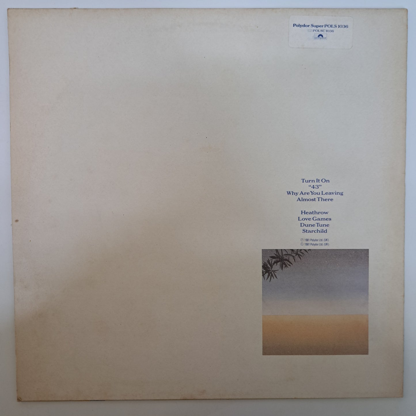 Level 42 - Self Titled (1981 UK Jazz-Funk Vinyl LP) EX/NM