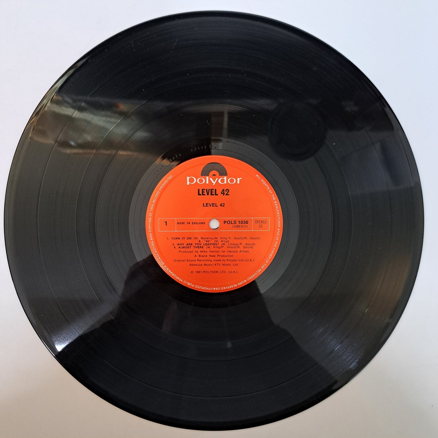 Level 42 - Self Titled (1981 UK Jazz-Funk Vinyl LP) EX/NM