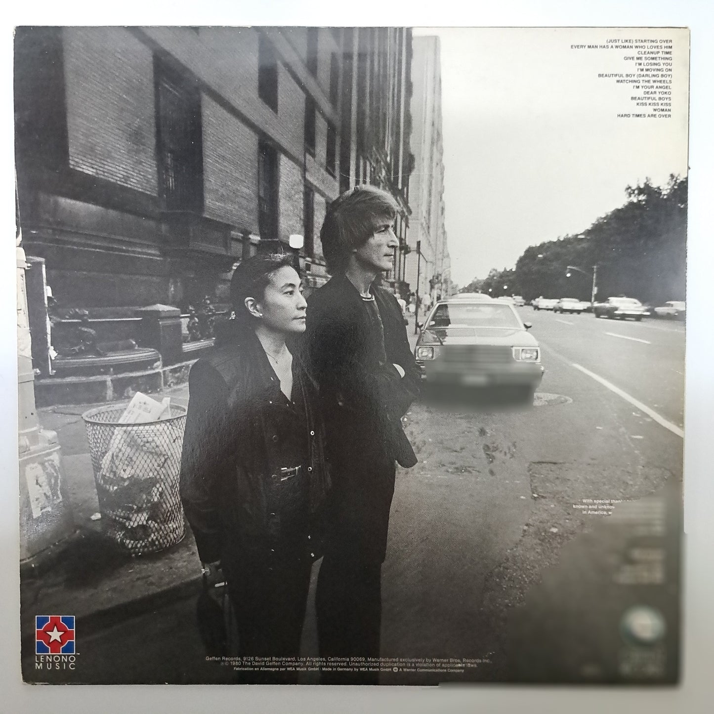John Lennon / Yoko Ono - Double Fantasy (Vinyl LP 1980) VG+/EX