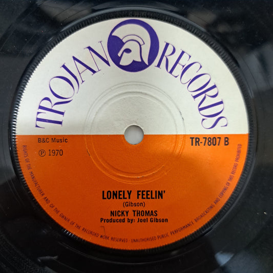 Nicky Thomas - If I Had a Hammer (Trojan Vinyl 7" Single) VG+