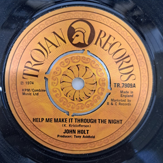 John Holt - Help Me Make It Through the Night (Trojan Vinyl 7" Single) Mint