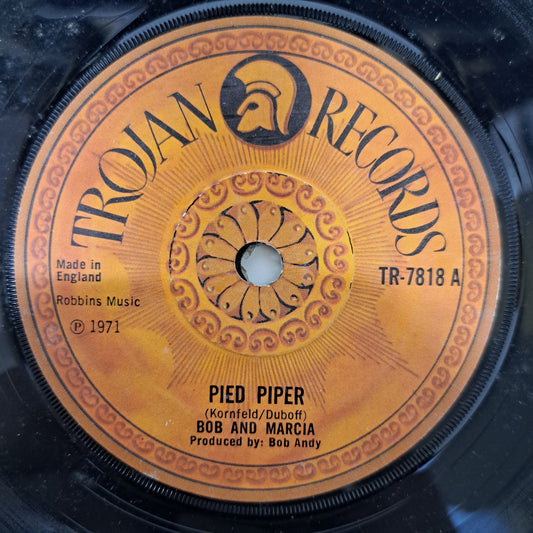 Bob and Marcia - Pied Piper (Trojan Vinyl 7" Single) EX