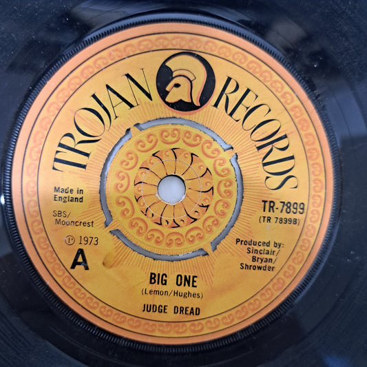 Judge Dread - Big one / Oh! She's a Big Girl now (Vinyl 7" Single) EX