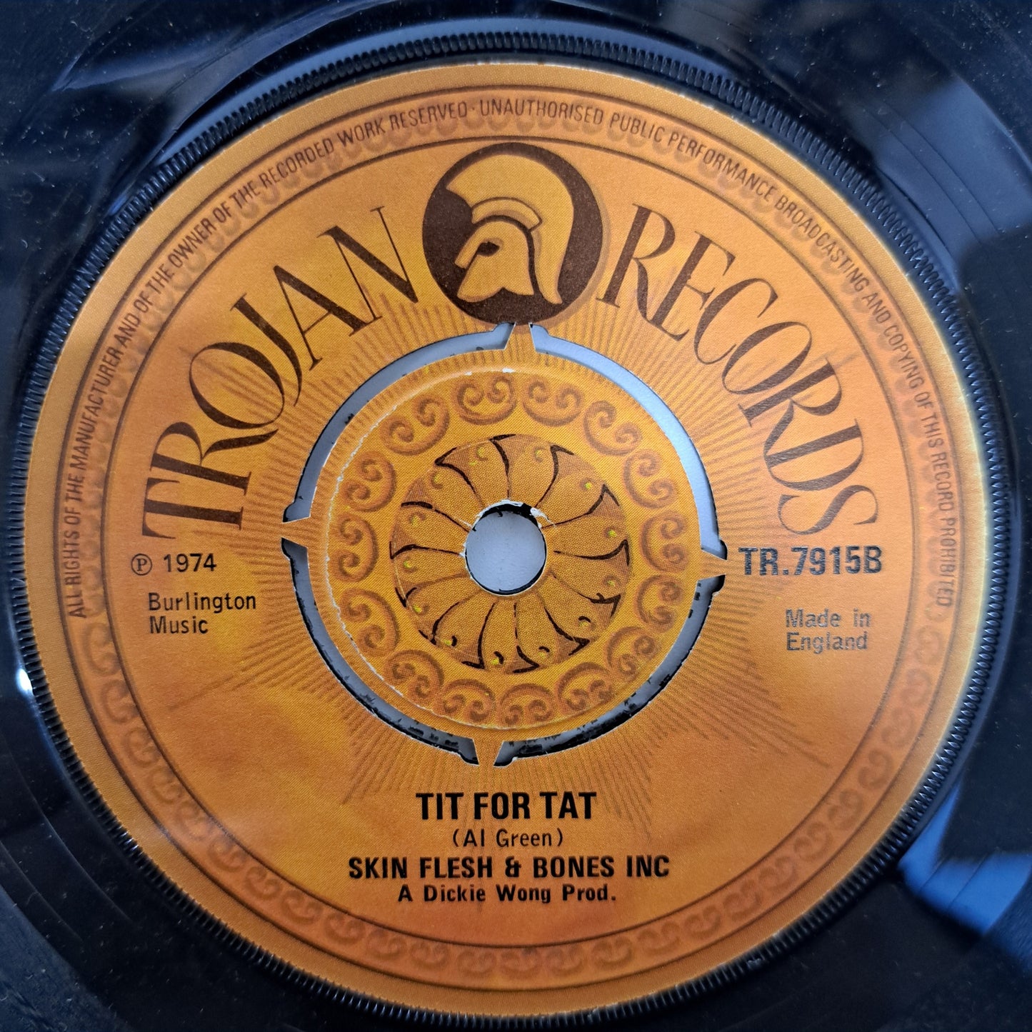 Al Brown+Skin Flesh & Bones - Here I Am Baby, Come and Take me (Vinyl 7" Single) NM