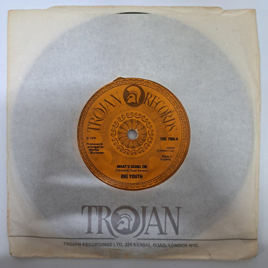 Big Youth - What's Going On (Trojan Vinyl 7" Single) NM