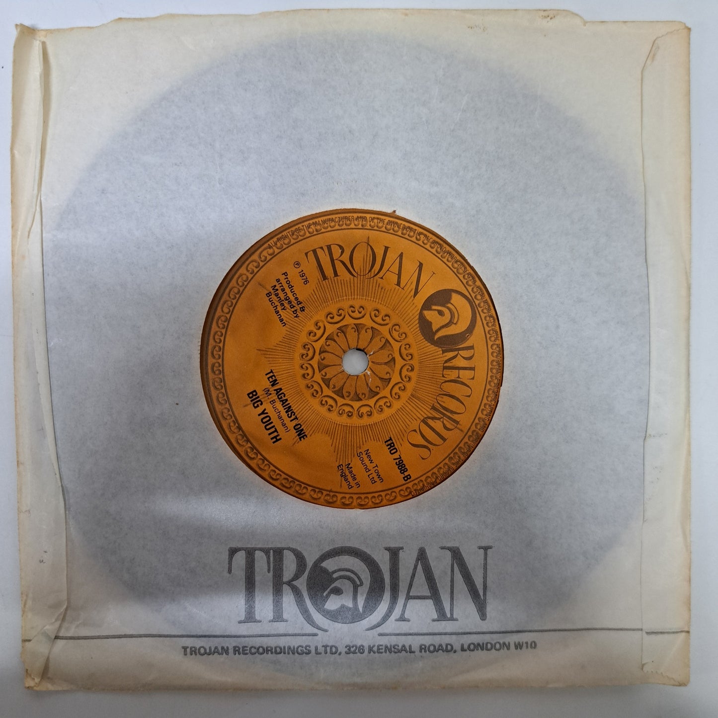 Big Youth - What's Going On (Trojan Vinyl 7" Single) NM