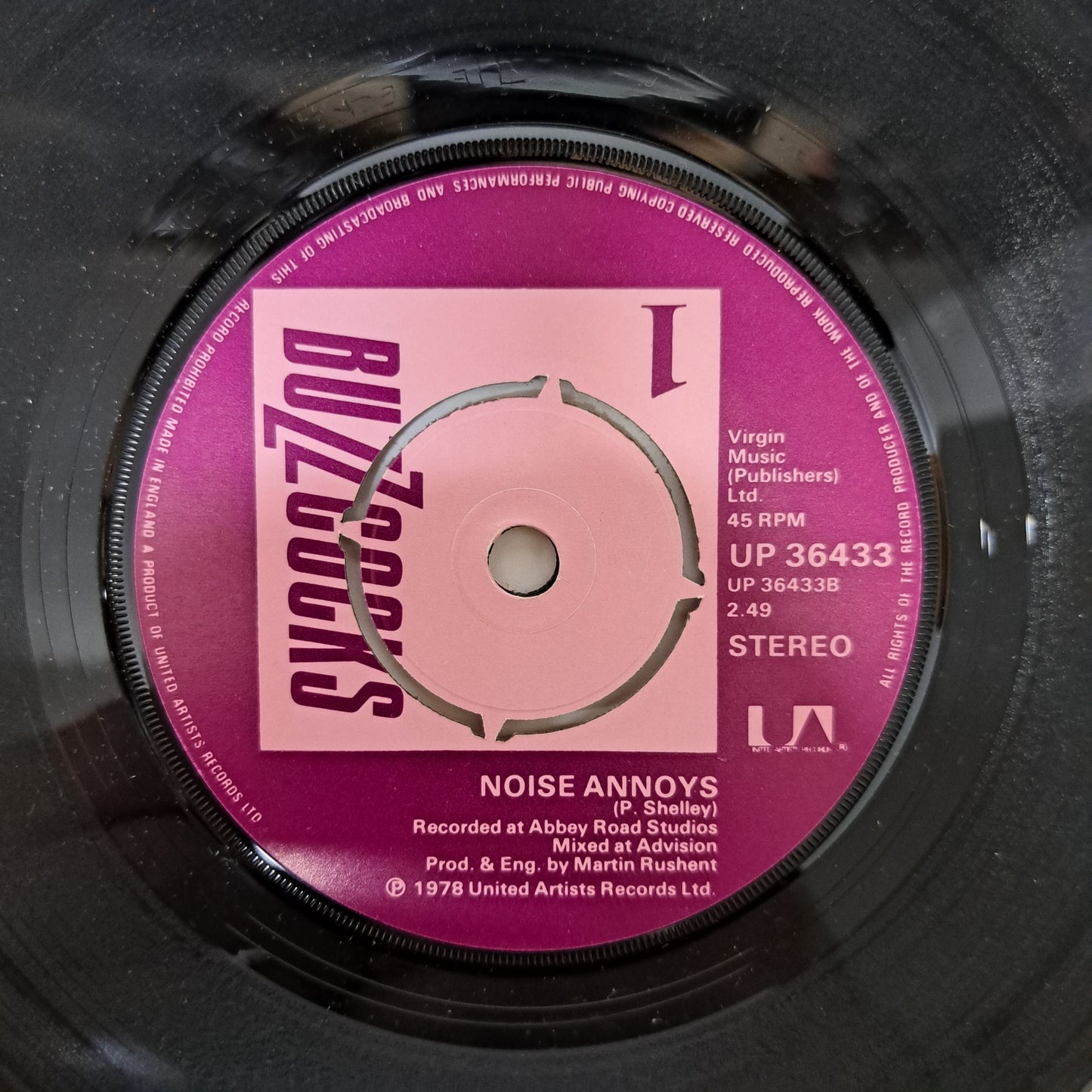 Buzzcocks - Love You More (Vinyl 7" Single) EX/NM