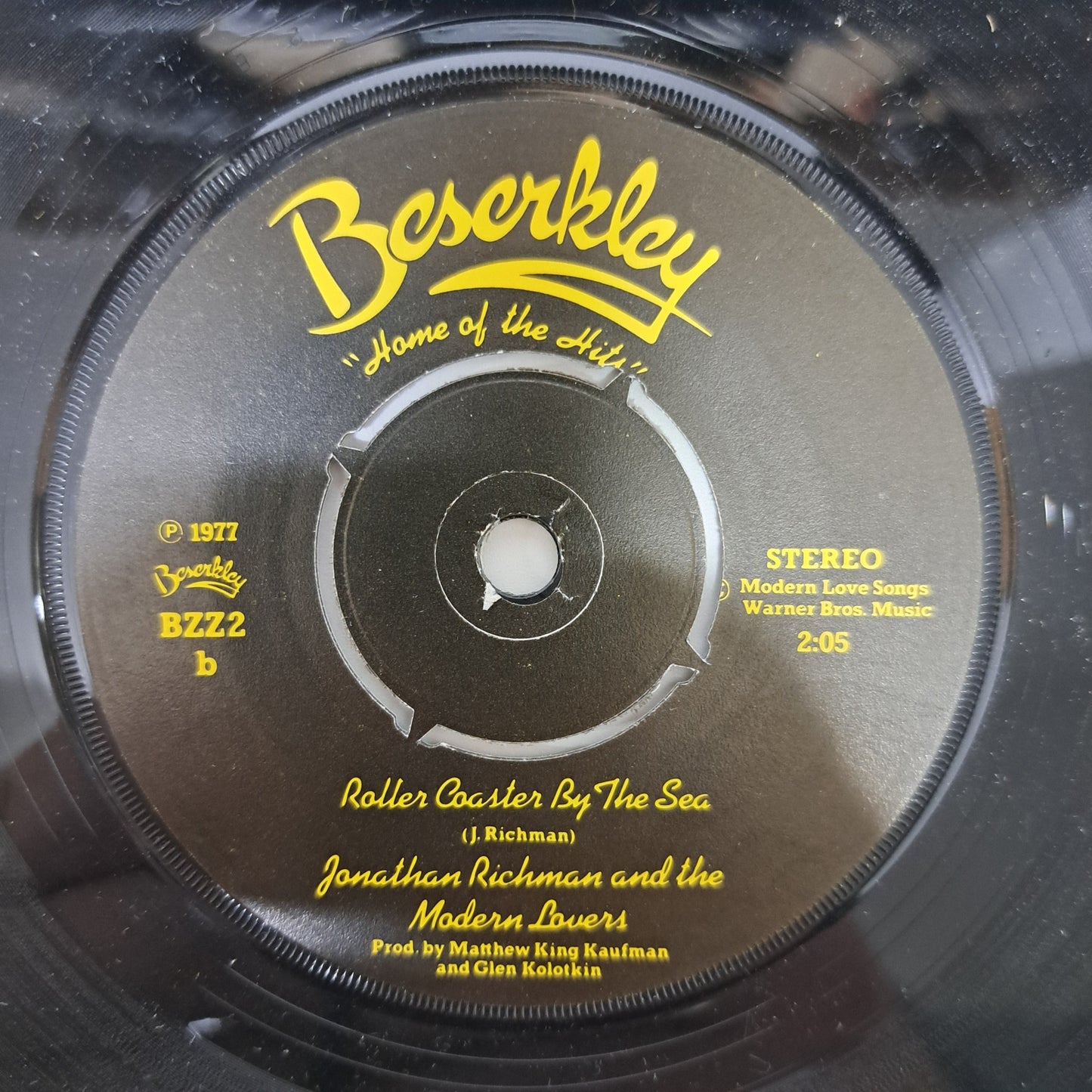 Jonathan Richman & the Modern Lovers - Egyptian Reggae (Vinyl 7" Single) NM