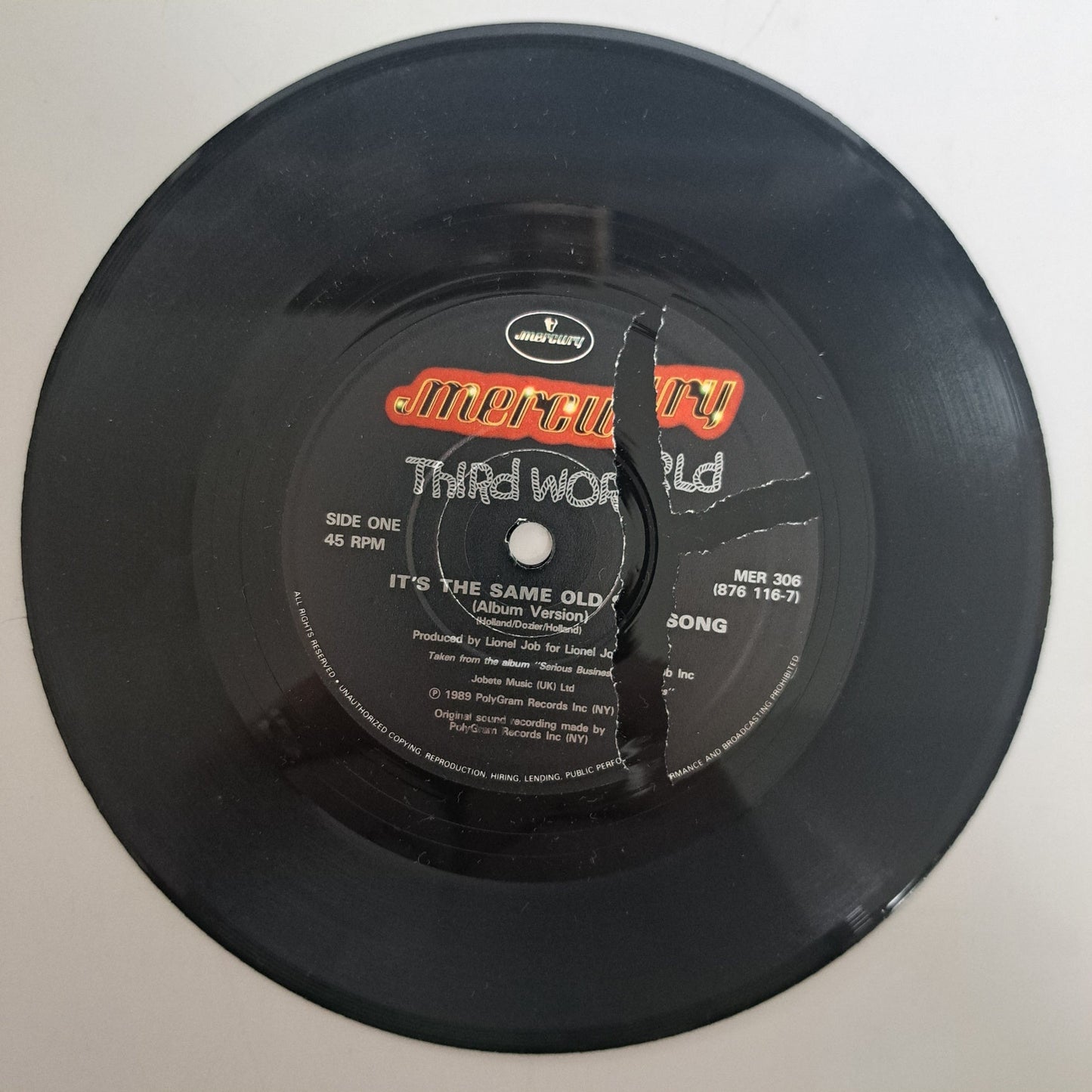 Third World - It's the Same Old Song (Vinyl 7" Single) M/M