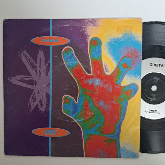 Orbital - Omen (Vinyl 7" Single) VG/EX
