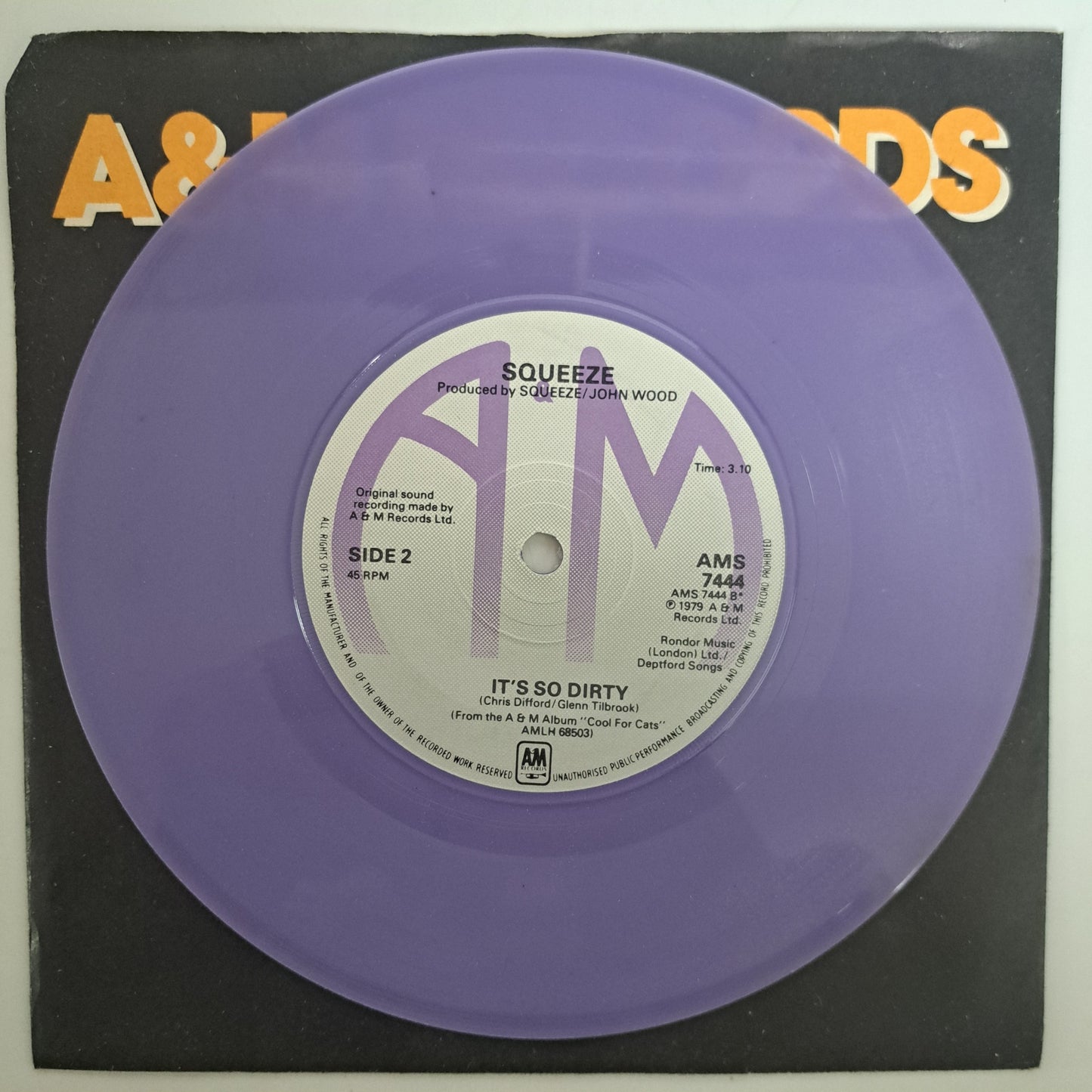Squeeze - Up the Junction (Lilac Vinyl 7" Single) NM