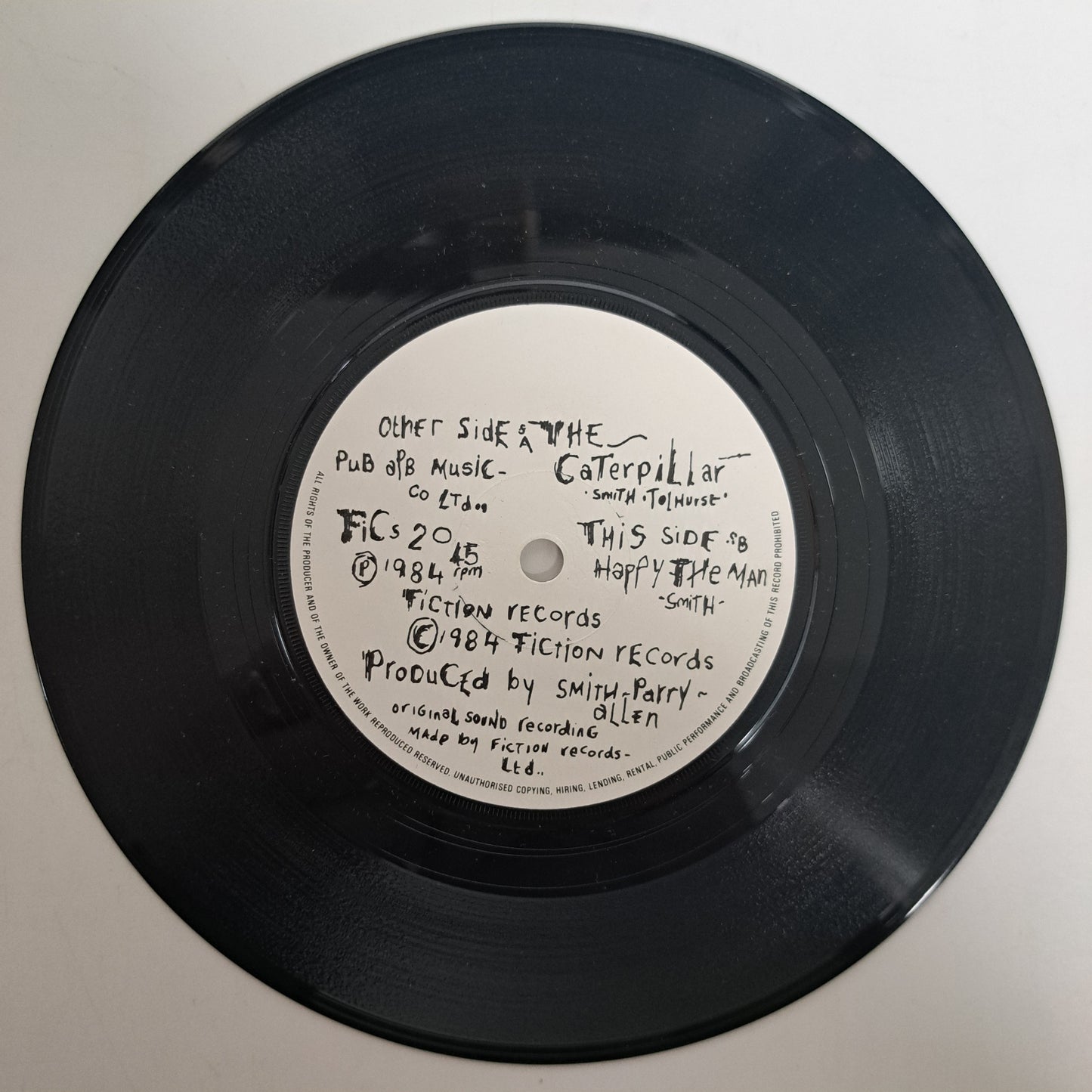 Cure - The Caterpillar (Vinyl 7" Single UK 1984) EX/NM