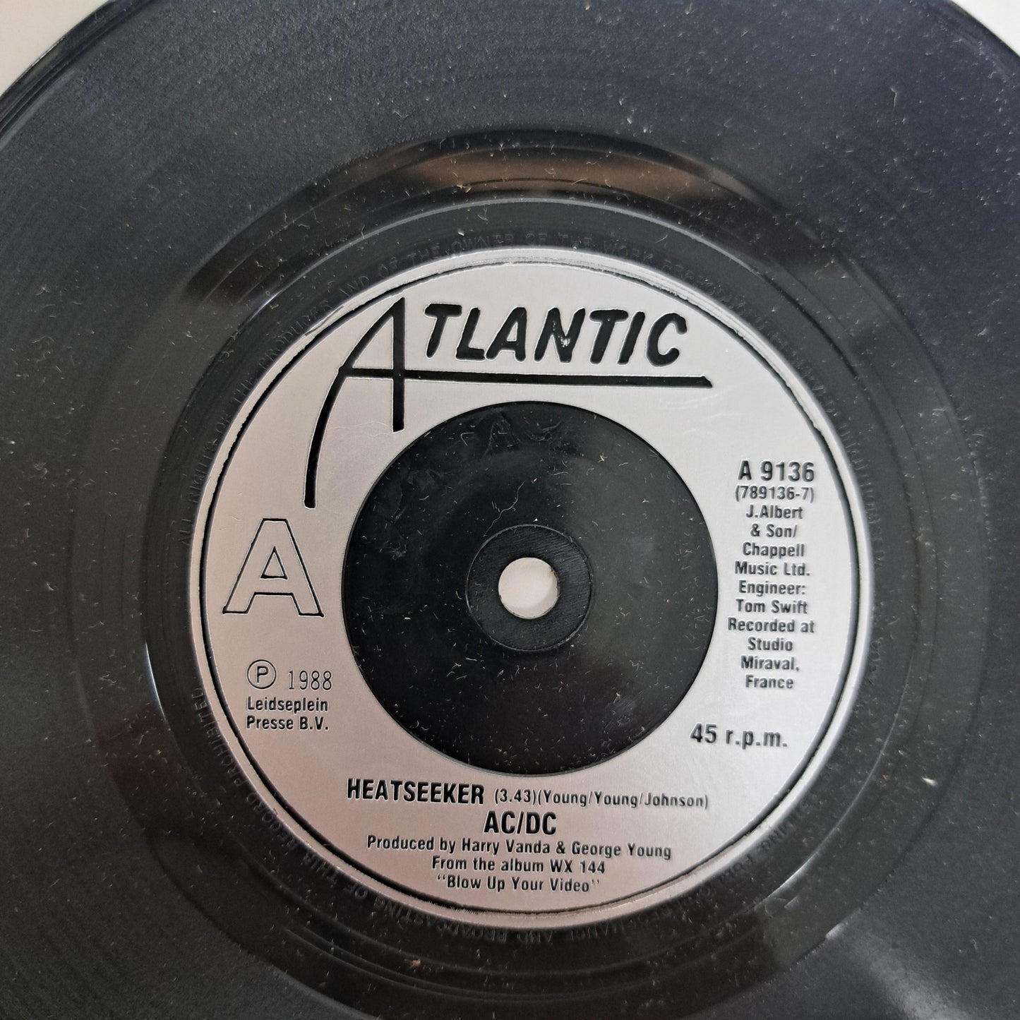 AC/DC - HeatSeeker (Vinyl 7" Single) G/NM