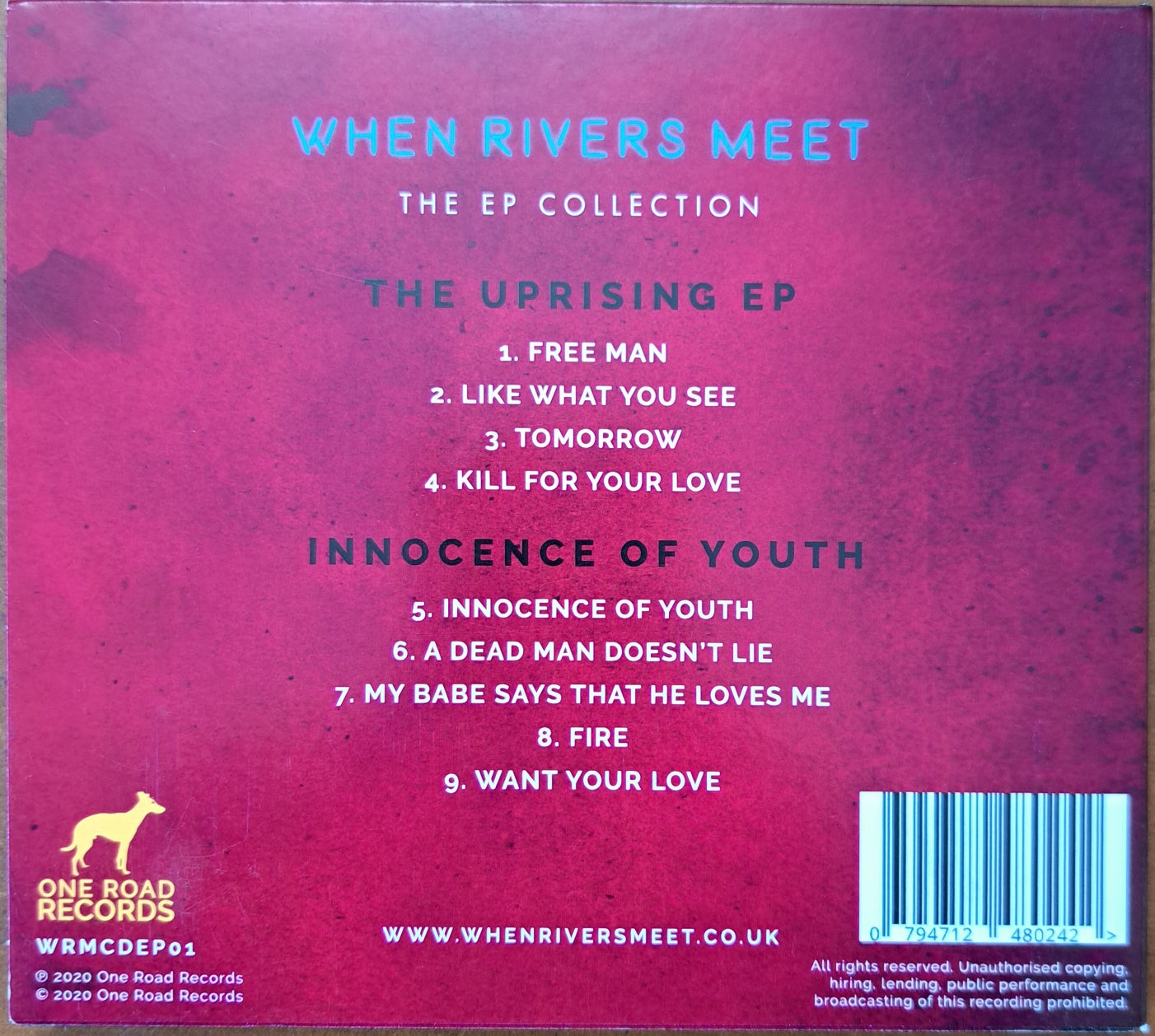 When Rivers Meet - The EP Collection (2021 CD Fully Signed) Mint