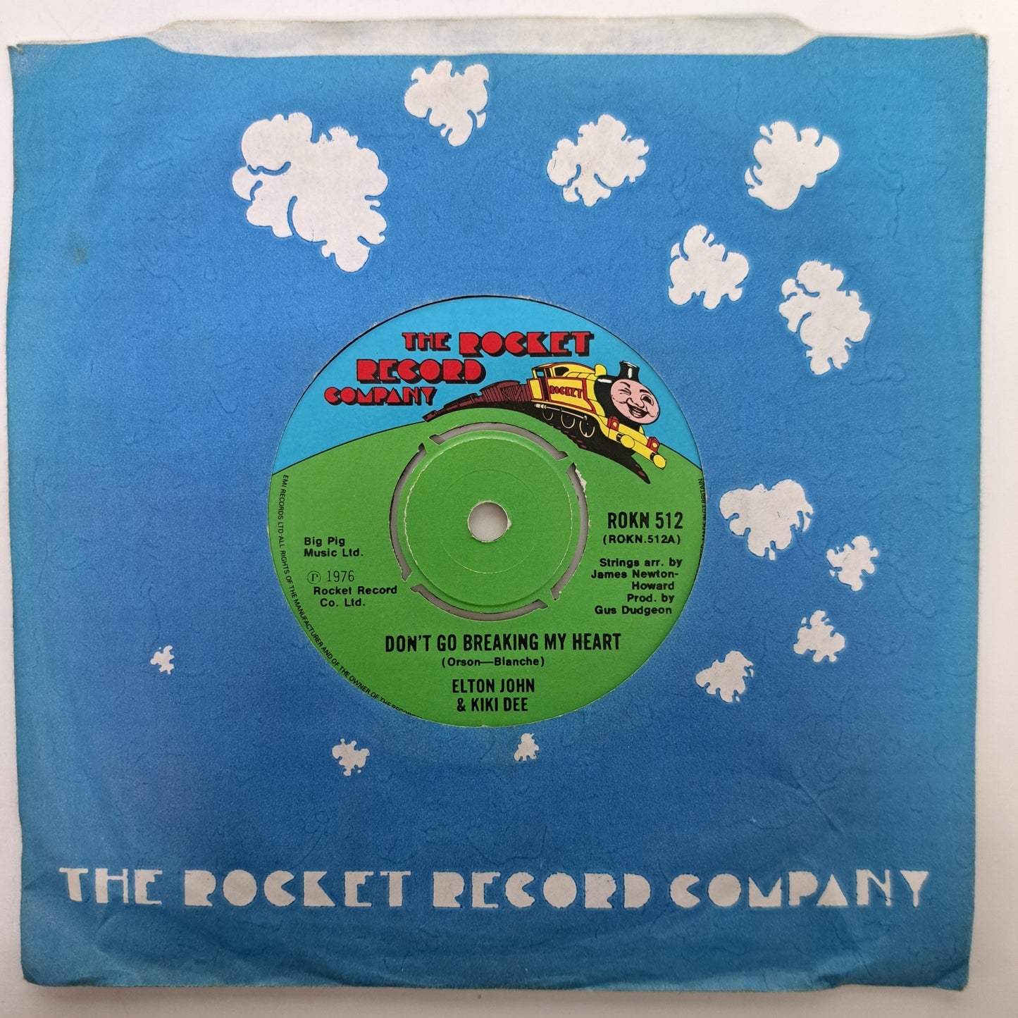 Elton John & Kiki Dee - Don't go Breaking my Heart (Vinyl 7" Single) EX