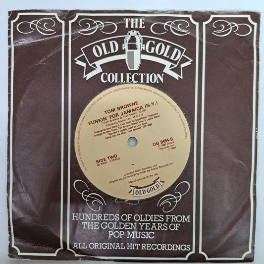 Tom Browne - Funkin for Jamaica (Vinyl 7" Old Gold Single) NM