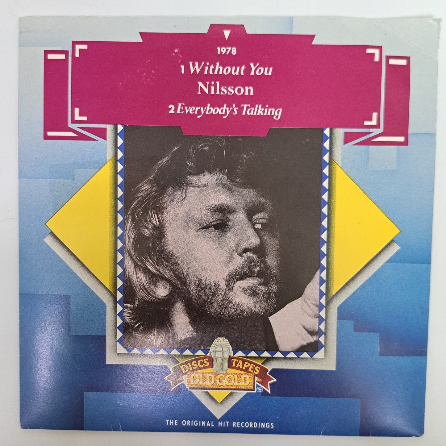 Nilsson (Harry) - Without You (Vinyl 7" Old Gold Single) EX/NM