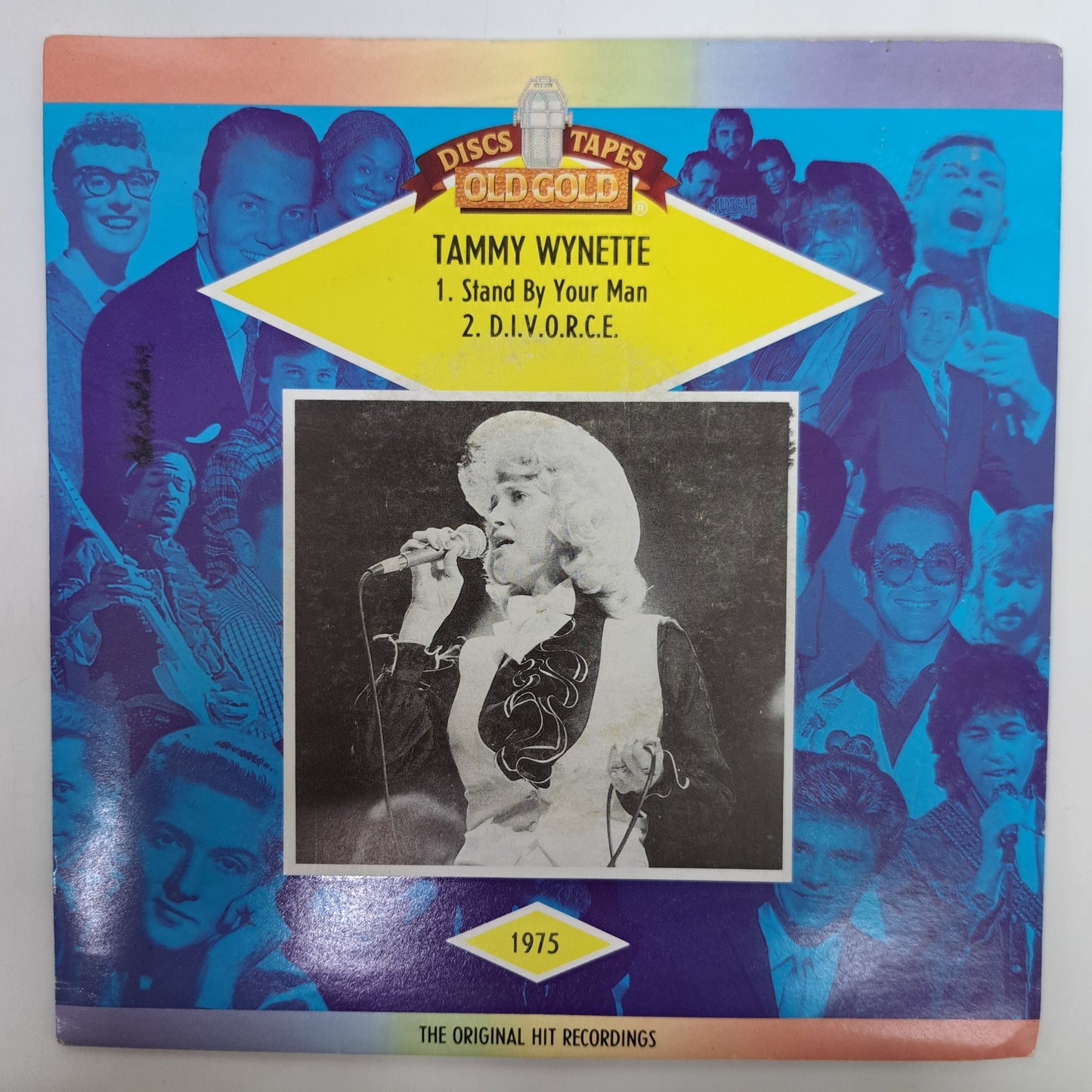 Tammy Wynette - Stand by Your Man / D.I.V.O.R.C.E (Vinyl 7" Old Gold Single) EX/NM