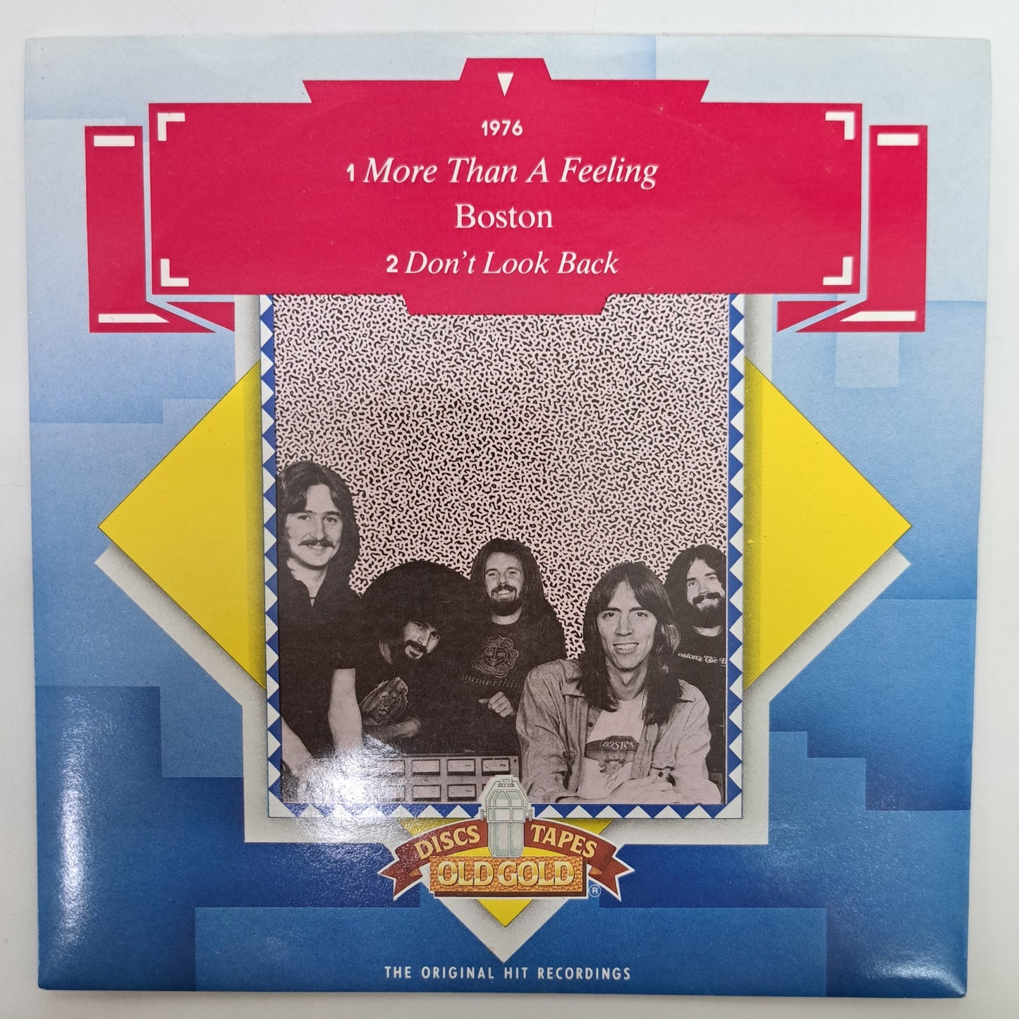 Boston - More Than a feeling (Vinyl 7" Old Gold Single) NM/NM