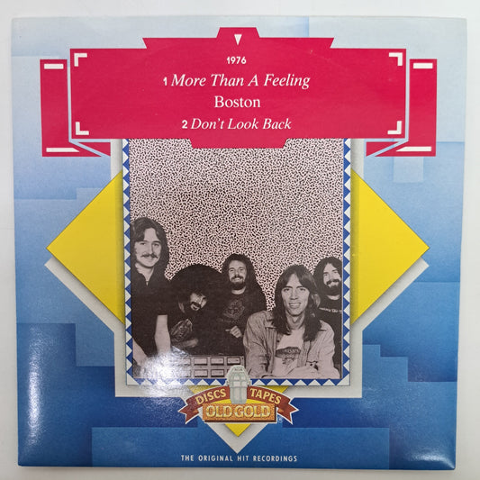 Boston - More Than a feeling (Vinyl 7" Old Gold Single) NM/NM