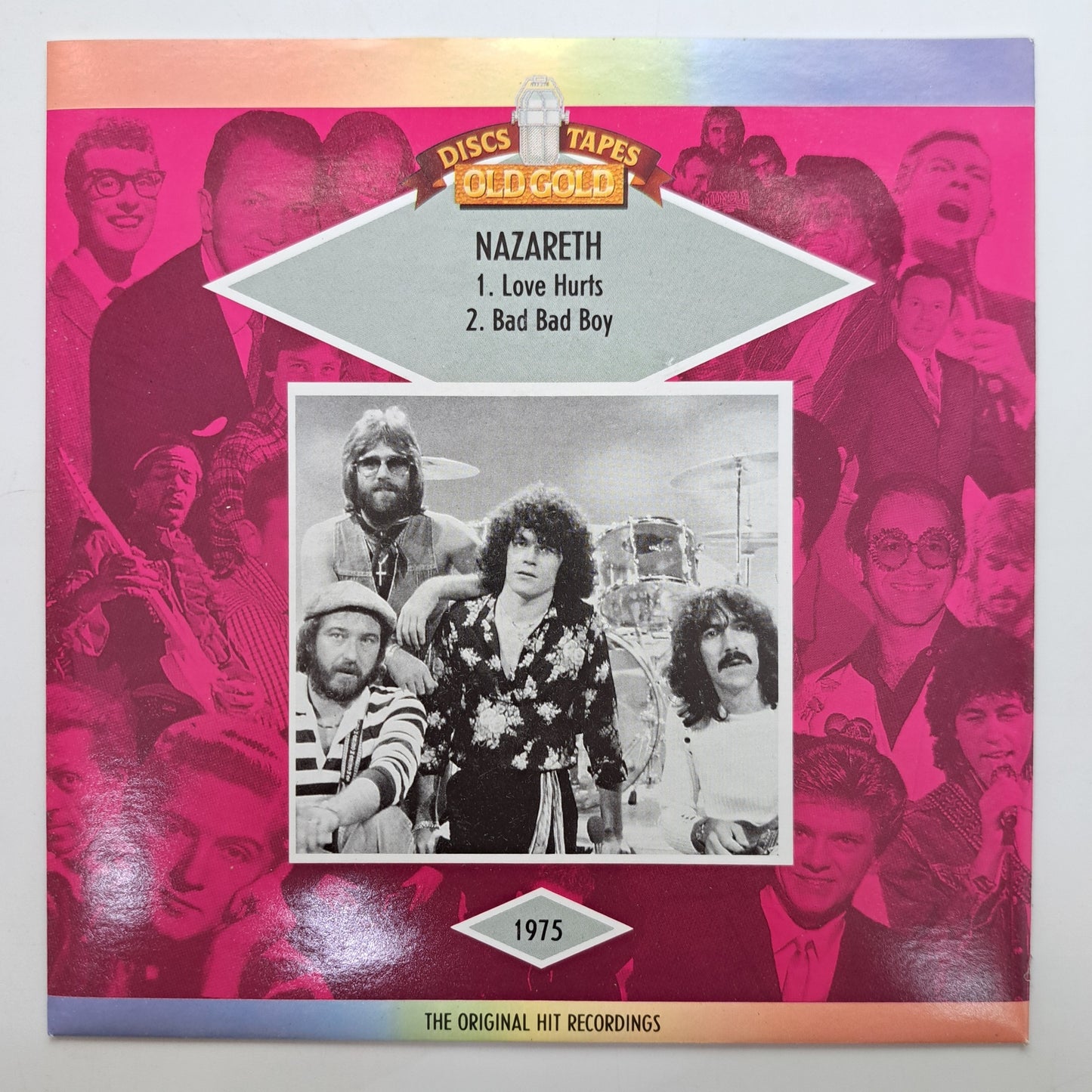 Nazareth - Love Hurts / Bad Bad Boy (Vinyl 7" Old Gold Single) NM/NM