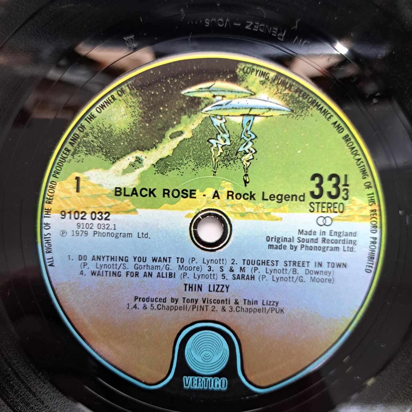 Thin Lizzy - Black Rose (Vinyl LP UK 1979) EX/EX