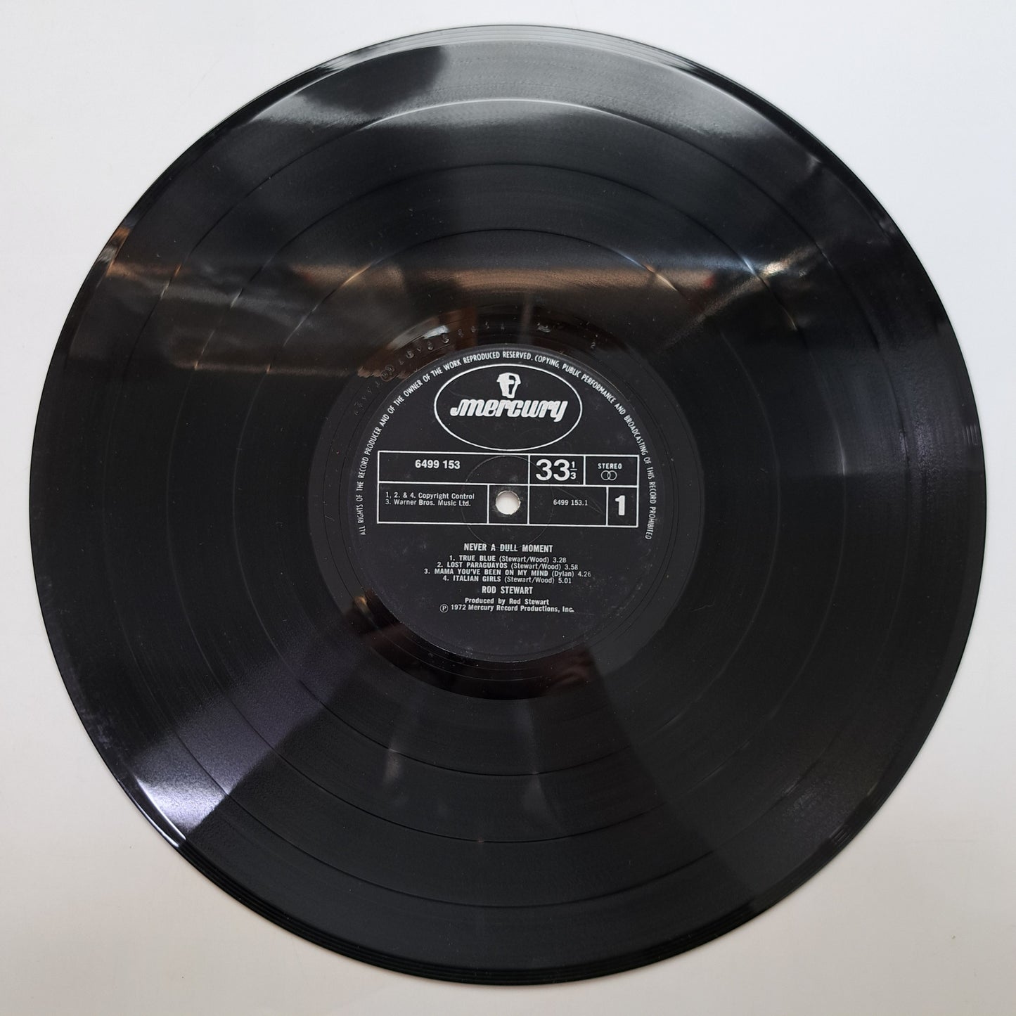 Rod Stewart - Never a Dull Moment (Vinyl LP UK/US 1972) EX/EX