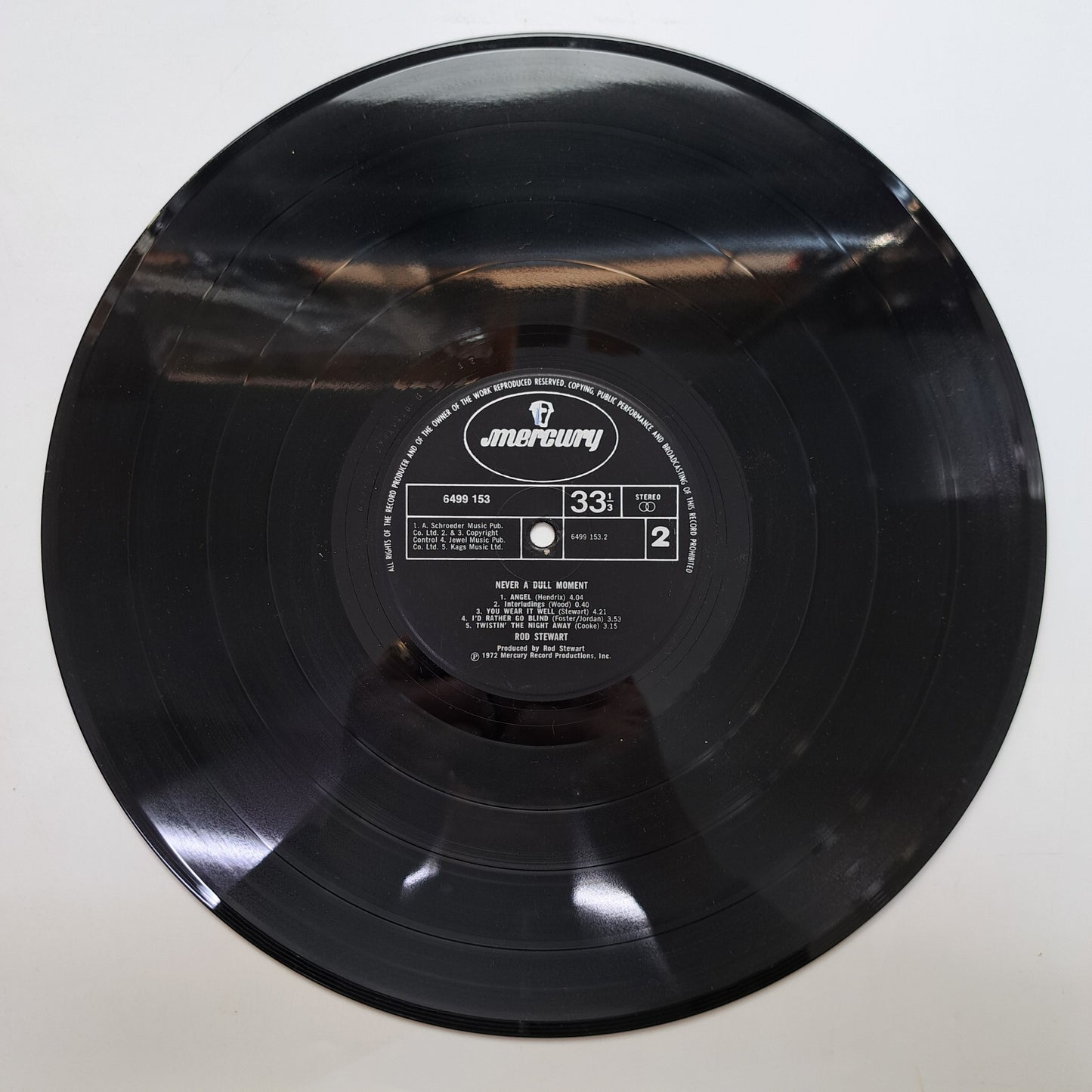 Rod Stewart - Never a Dull Moment (Vinyl LP UK/US 1972) EX/EX