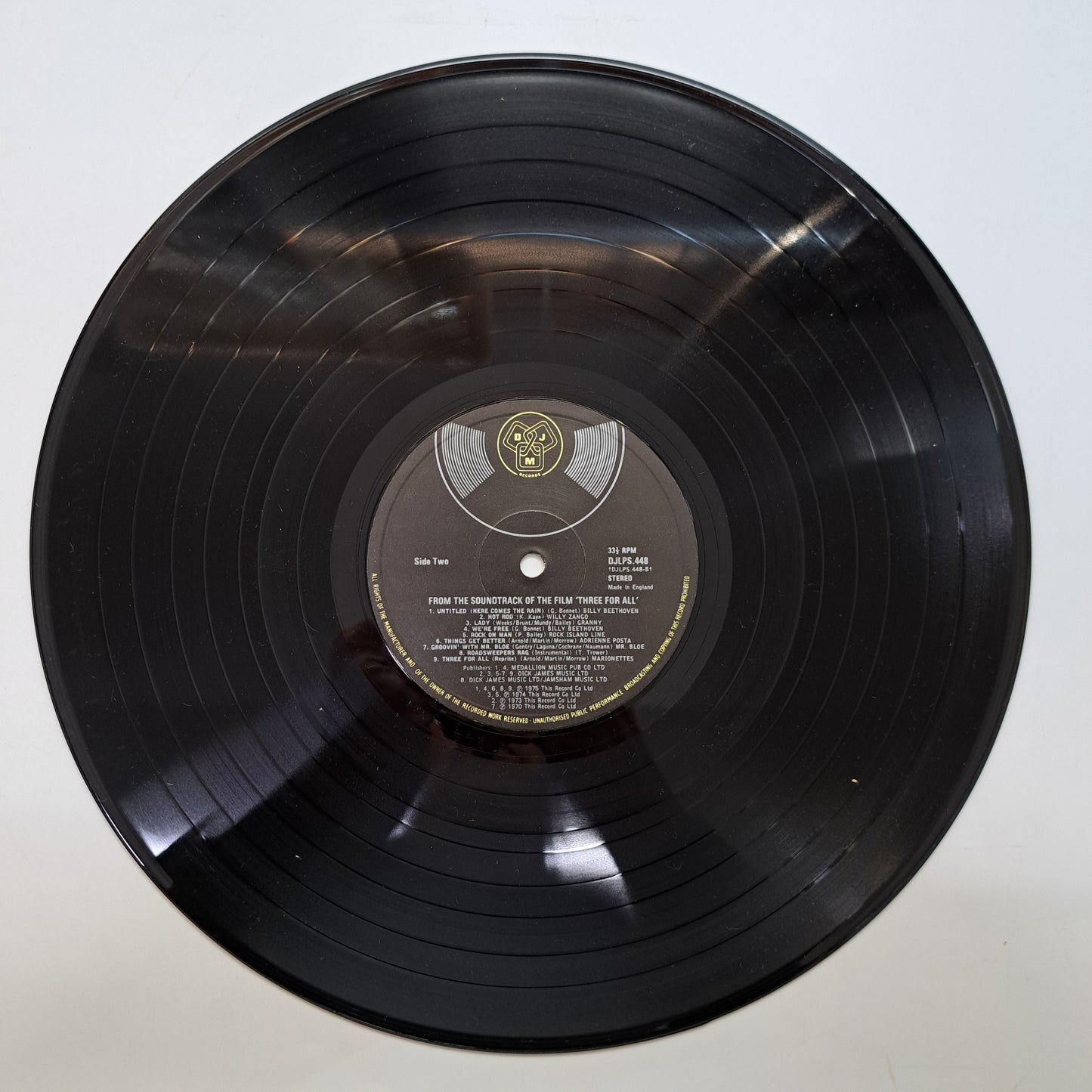Various - Three for All (O.S.T Vinyl LP 1975) VG/NM