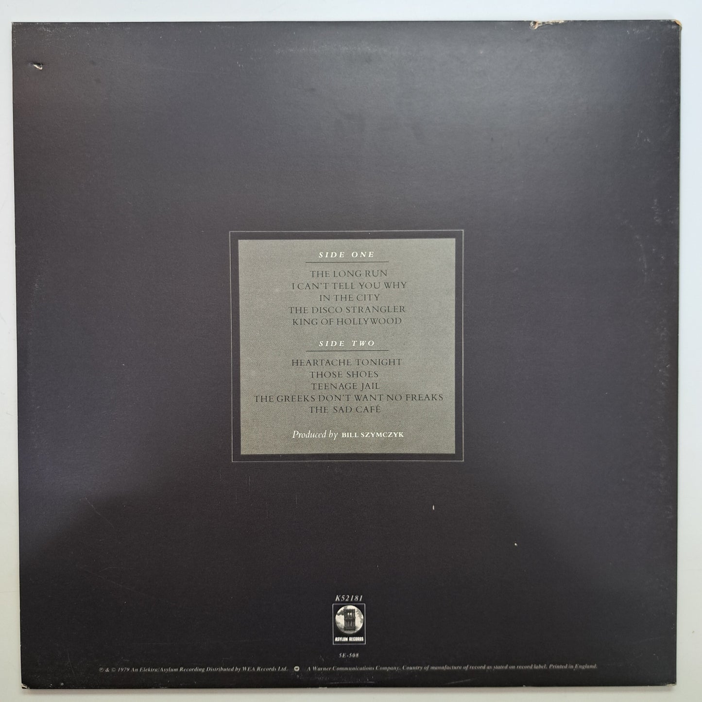Eagles - The Long Run (Vinyl LP UK 1979) EX/NM