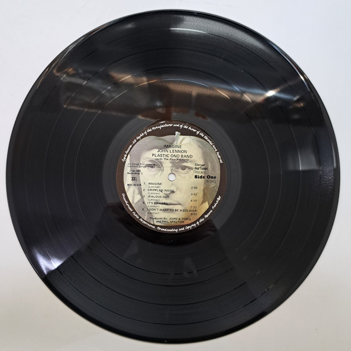 John Lennon - Imagine (Vinyl LP 1971 UK 1st Pressing) VG+/VG+