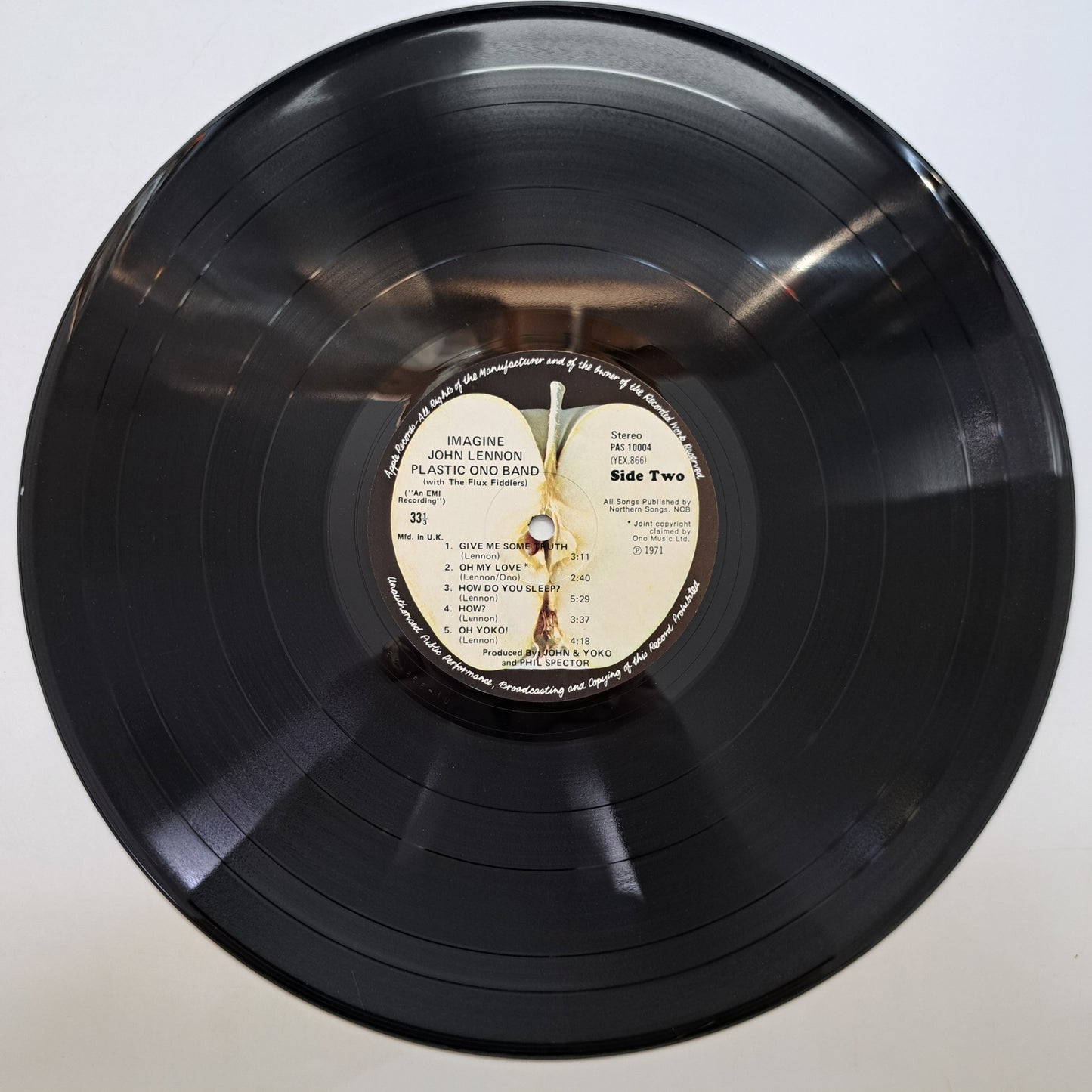 John Lennon - Imagine (Vinyl LP 1971 UK 1st Pressing) VG+/VG+