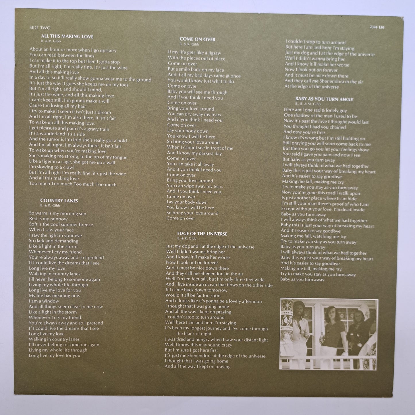 Bee Gees - Main Course (Vinyl LP UK 1975) EX/EX