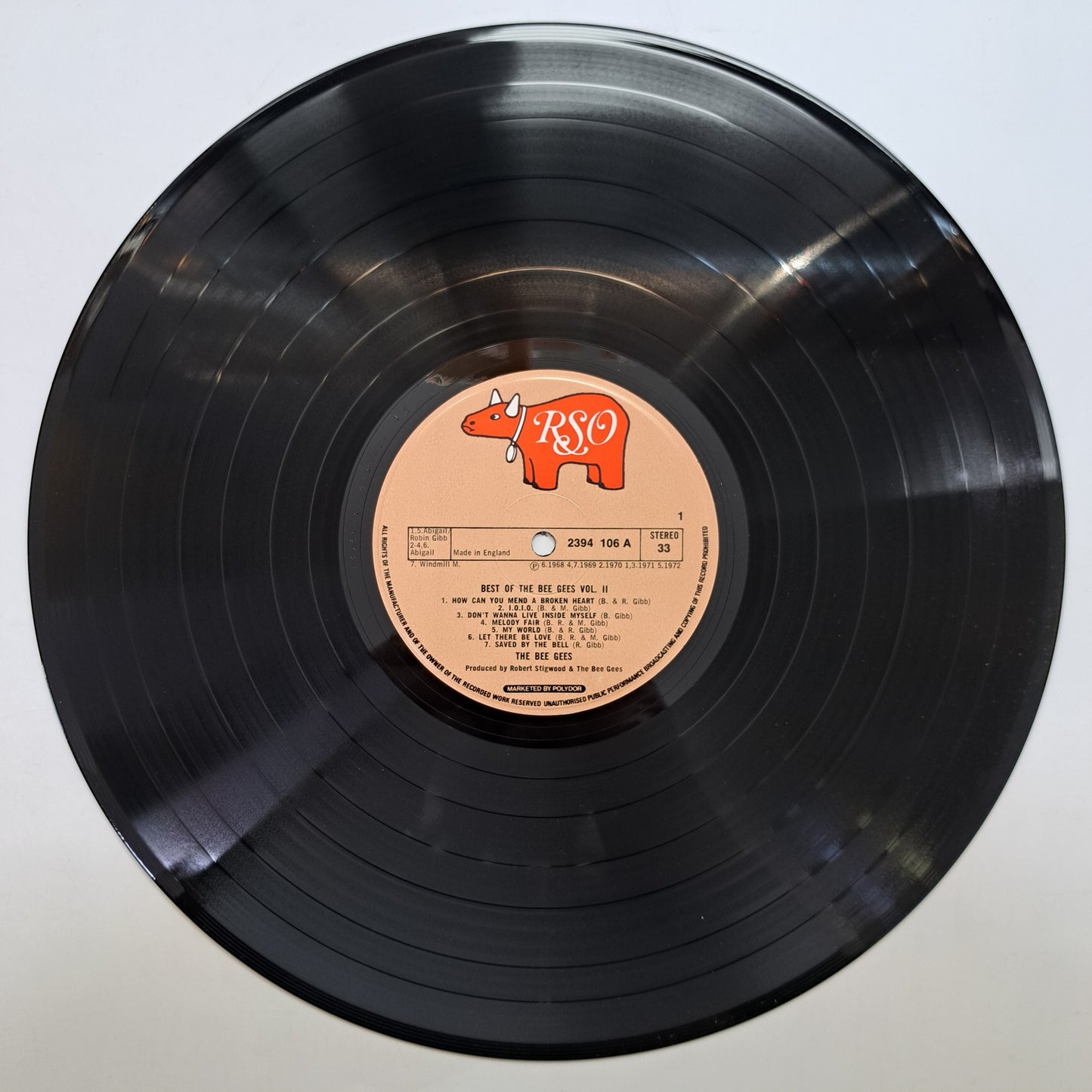 Bee Gees - Best of Bee Gees Vol.2 (Vinyl LP UK 1973) NM/NM