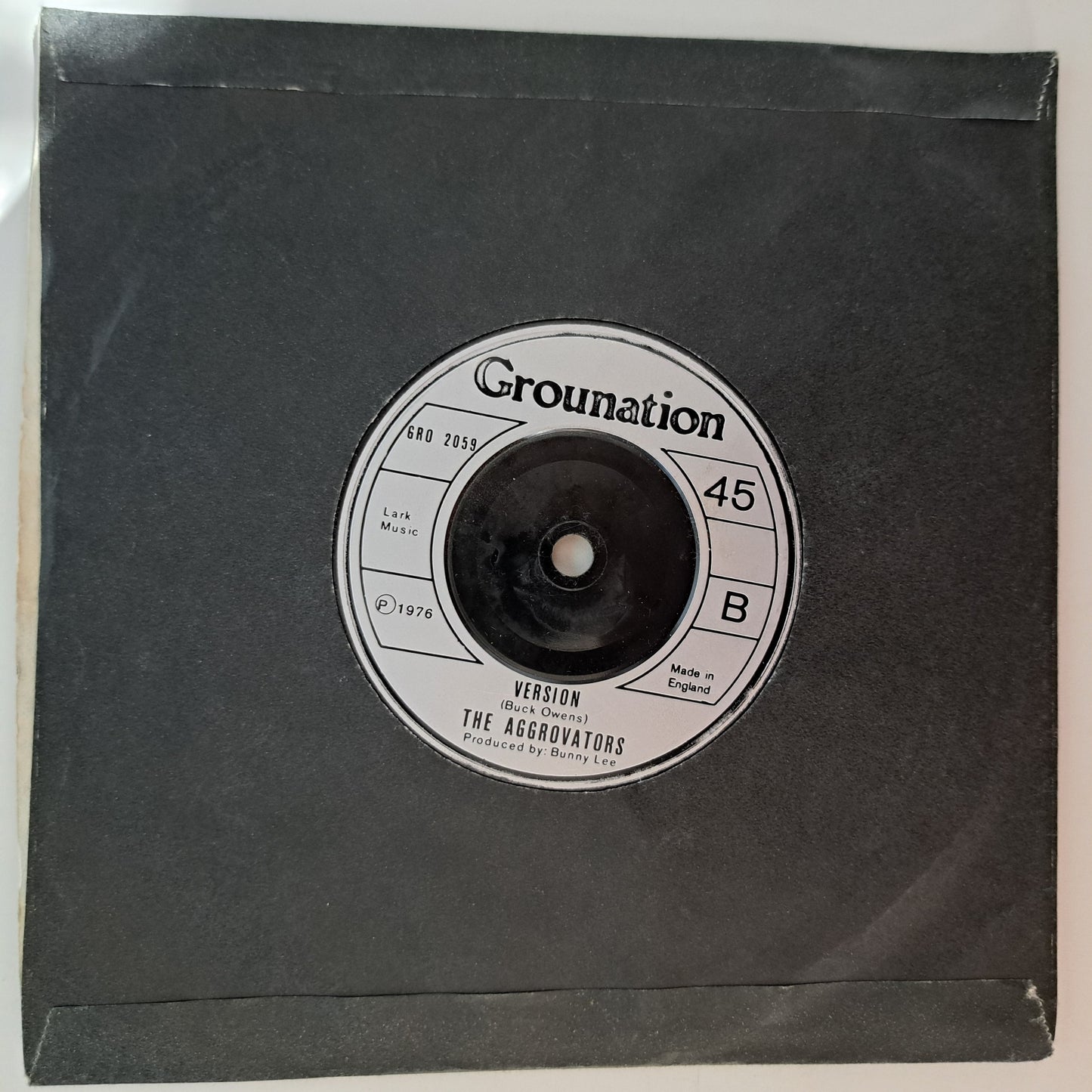 Hubert Lee - Crying Time (Vinyl 7" Reggae Single) EX
