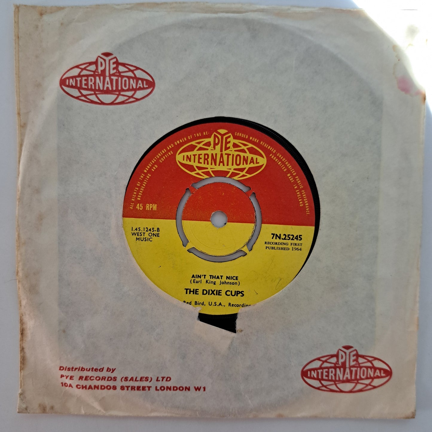 Dixie Cups - Chapel of Love (Vinyl 7" Single) NM