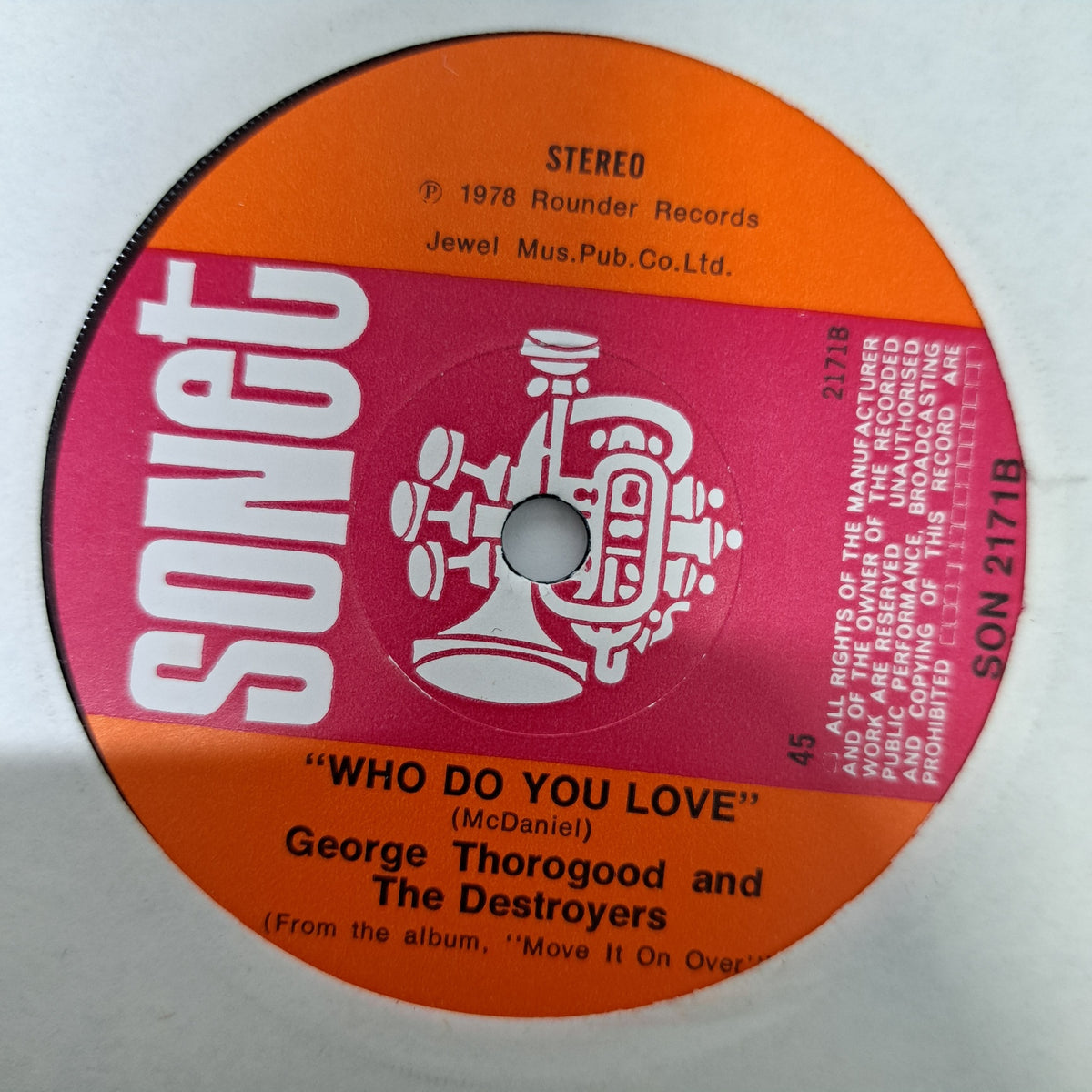 George Thorogood & the Destroyers - It Wasn't Me (Vinyl 7" Single) NM