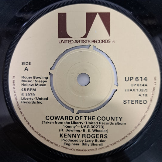 Kenny Rogers - Coward of the County (Vinyl 7" Single) NM