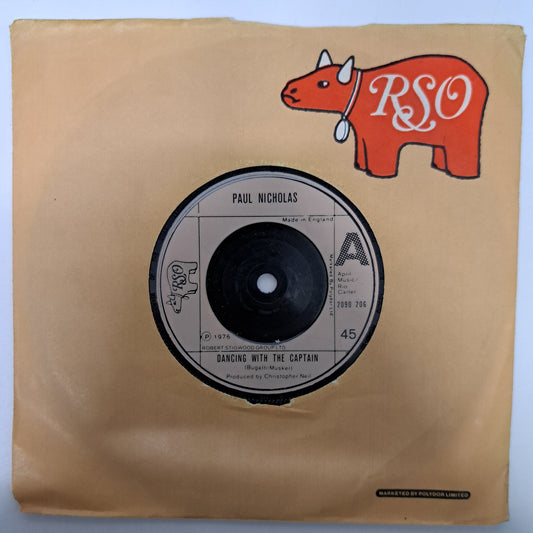 Paul Nicholas - Dancing with the Captain (Vinyl 7" Single) NM
