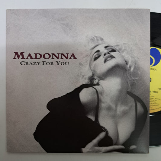 Madonna - Crazy For You (UK 1991 Vinyl 7" Single) NM/NM