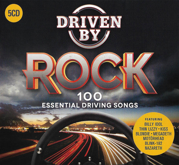 Various - Driven by Rock ~ 100 Essential Driving Songs (5 CD Set) Sealed