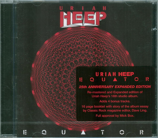 Uriah Heep - Equator (25th Anniversary Expanded CD) New