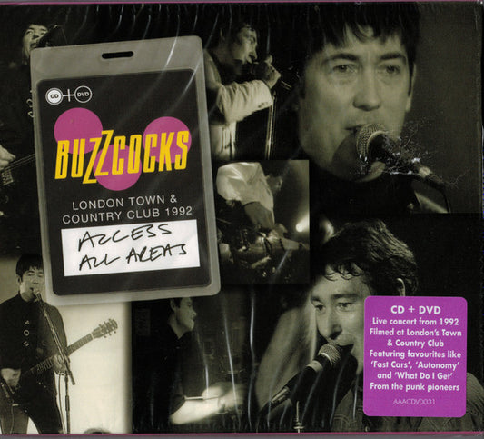 Buzzcocks - Town & Country Club ~ Access all Areas (CD + DVD) Sealed