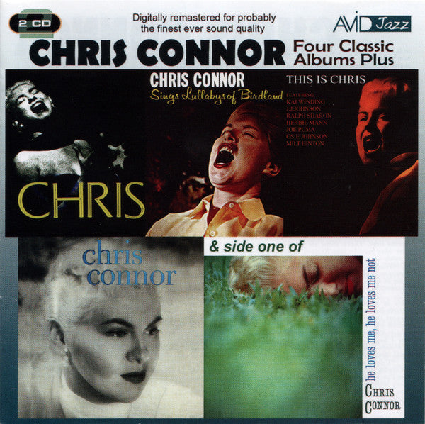 Chris Connor - Four Classic Albums Plus (2013 DCD) NM