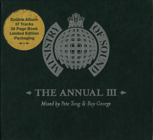 Various / Pete Tong & Boy George - The Annual III [Ministry of Sound) (1997 DCD) VG+