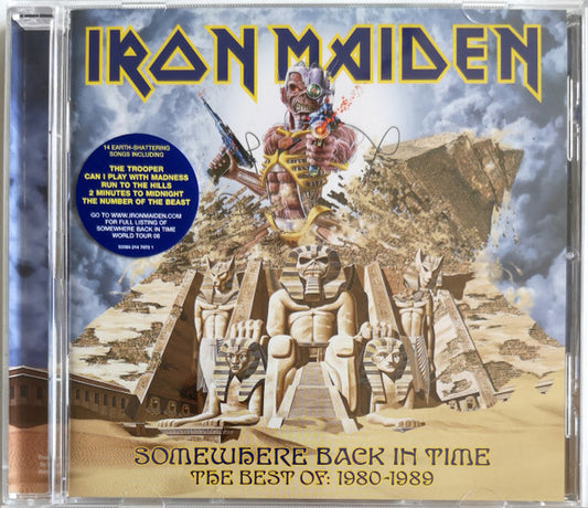 Iron Maiden - Somewhere Back in Time ~ Best of 1980-1989 (2008 CD) NM