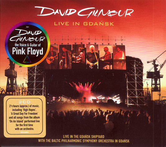 David Gilmour - Live in Gdansk (2008 DCD) NM